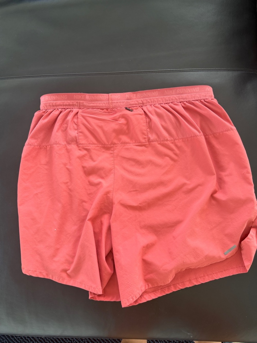 Nike Coral Pink 2 in 1 lined Athletic Shorts - Picture 3 of 5